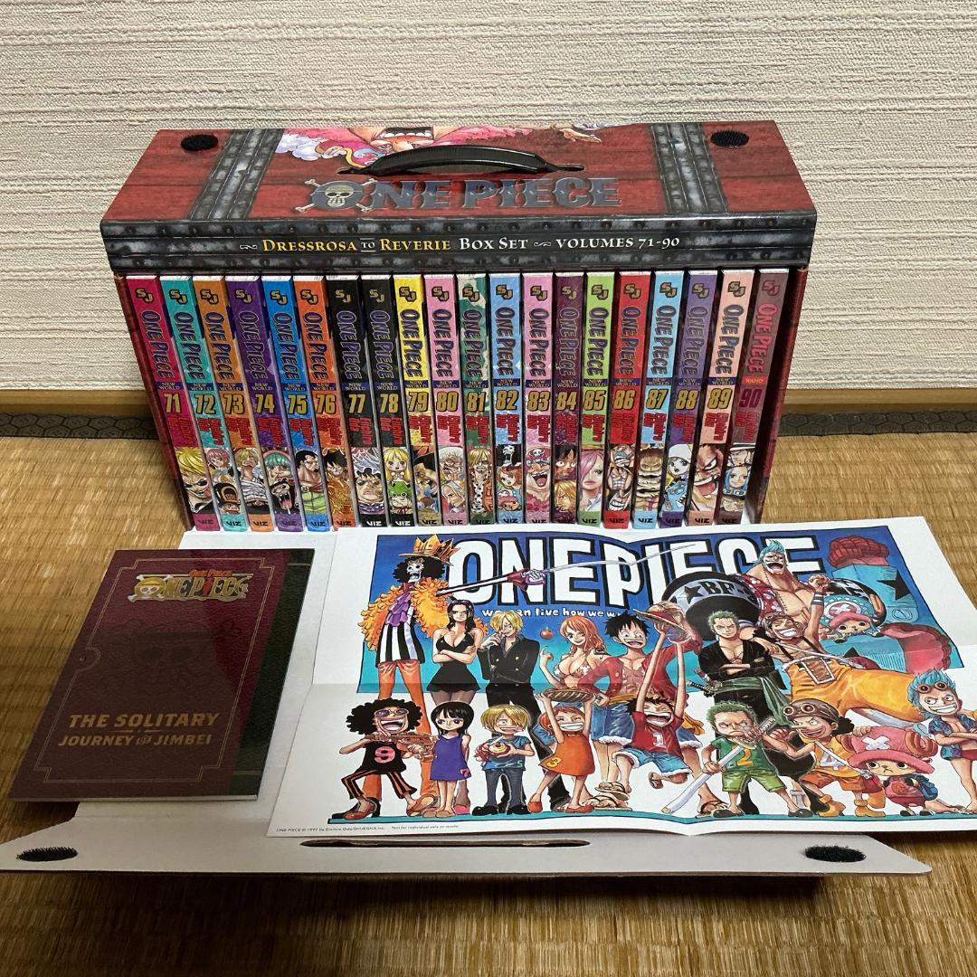 ワンピース 英語版 71～90巻 ONE PIECE BOX SET 4 美品