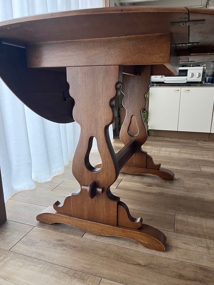 ERCOL アーコール ヴィンテージ ドロップリーフ テーブル バイカラー 英国