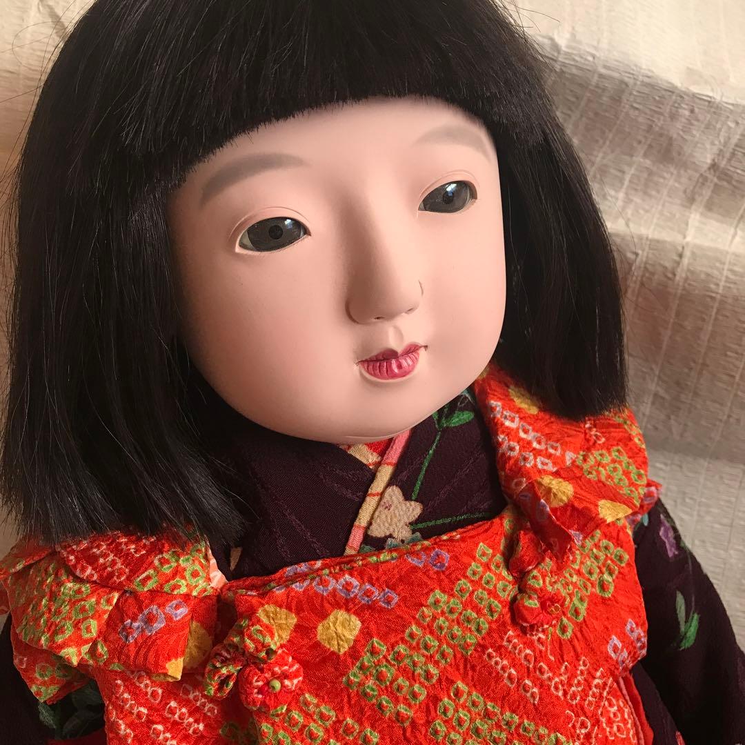 市松人形 大正 光龍斎 希少 大きな 18号 - メルカリ