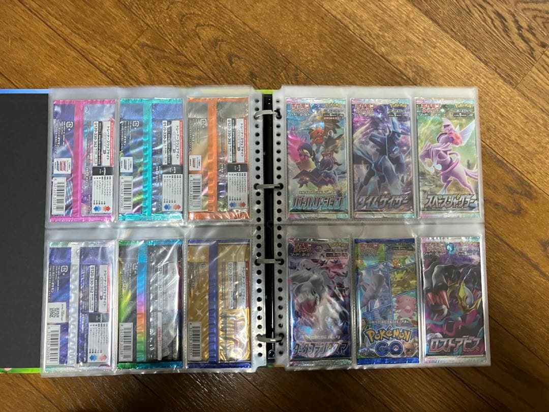ポケモンカードゲーム　未開封パックコレクション 68種　絶版多数　バインダー付