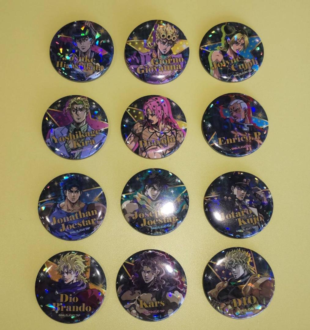 JOJOキャラバン ホログラム缶バッジコレクション 1box コンプリートセット
