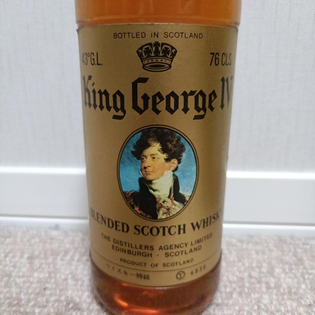 未開封】キングジョージ四世 スコッチウイスキー 760ml 43% - メルカリ