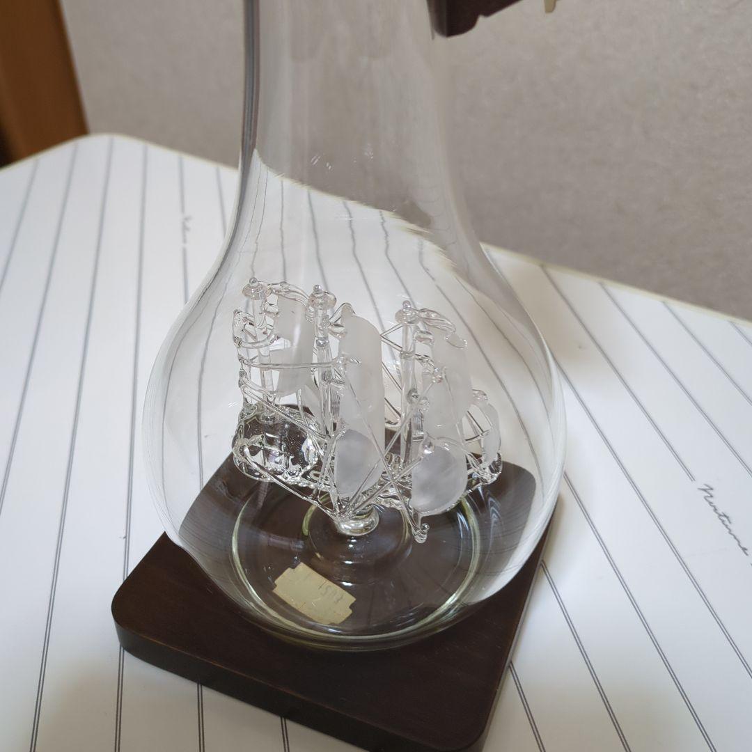 スペイン製 ボトルシップ デキャンタ （帆船）箱付き