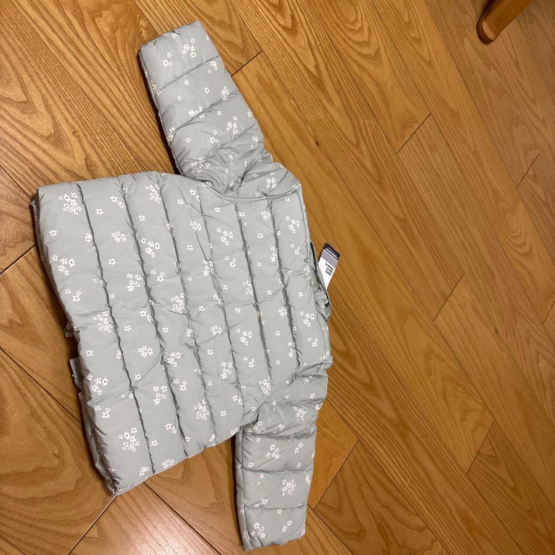 新品未使用⭐︎プチバトー⭐︎花柄中綿入りアウター⭐︎86cm⭐︎