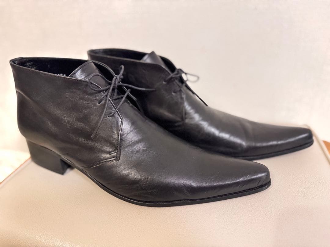 【美品】フープディドゥ ポインテッドトゥ シューズ 27㎝ ブラック