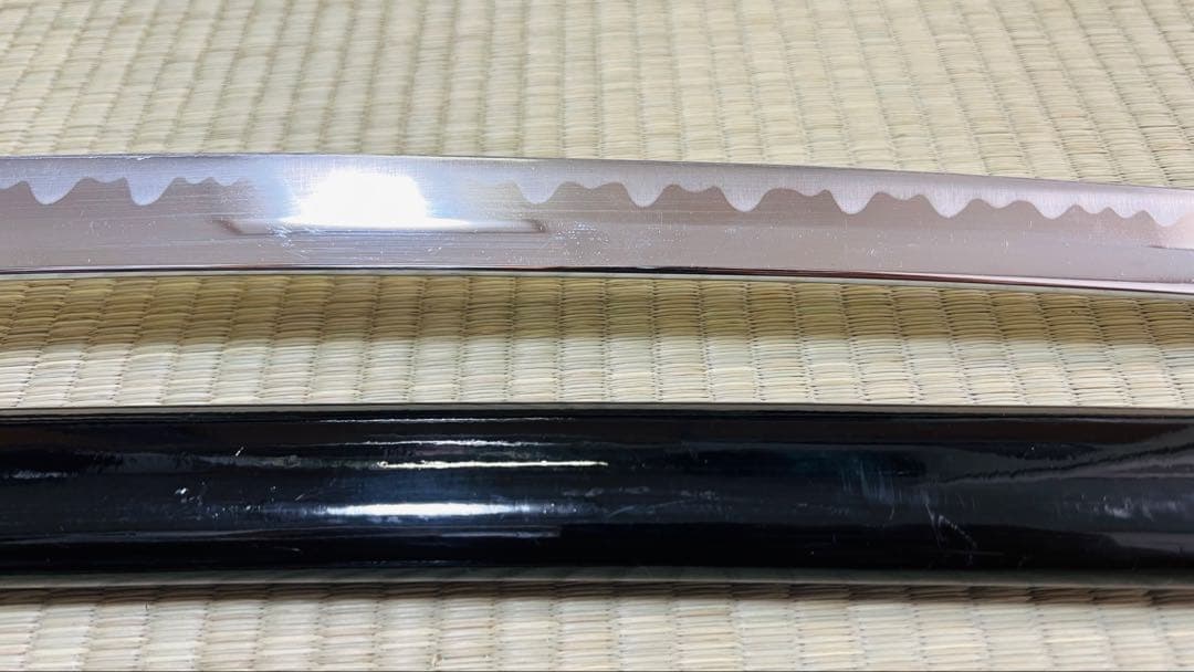 模造刀 大小2振りセット 螺鈿桜花 雲龍拵え 大切っ先 三本杉 250617-5