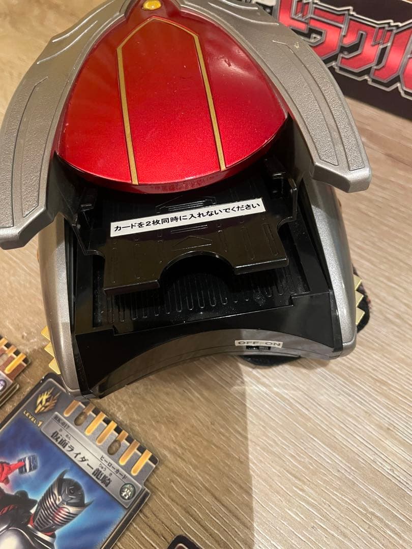 【2002年】仮面ライダー龍騎ドラグバイザー　カード付き