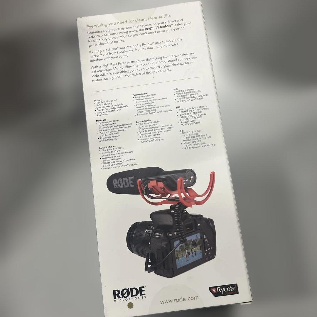 RODE VideoMic Rycote ショットガンマイク