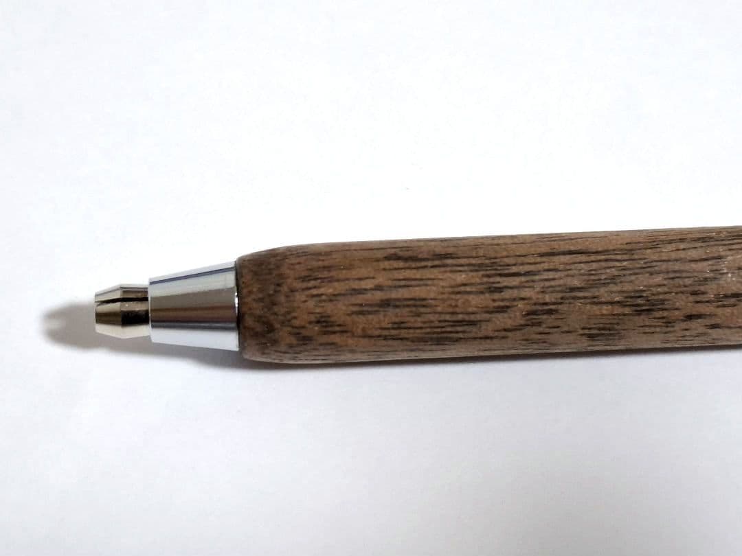週末限定価格 工房楔 楓ちぢみ杢 シャーペン0.5mm&固定式口金 工房楔