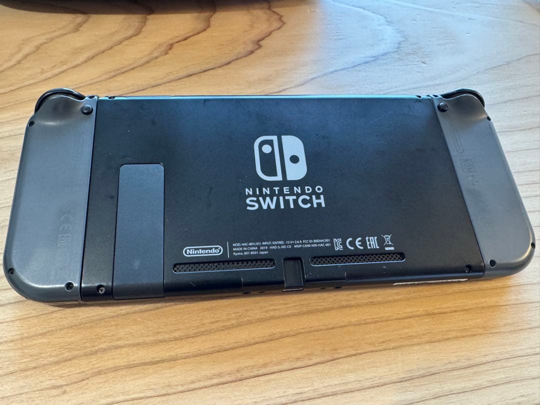 【美品】Switch 本体 <後期型 HAC> グレー ケース/SD付き