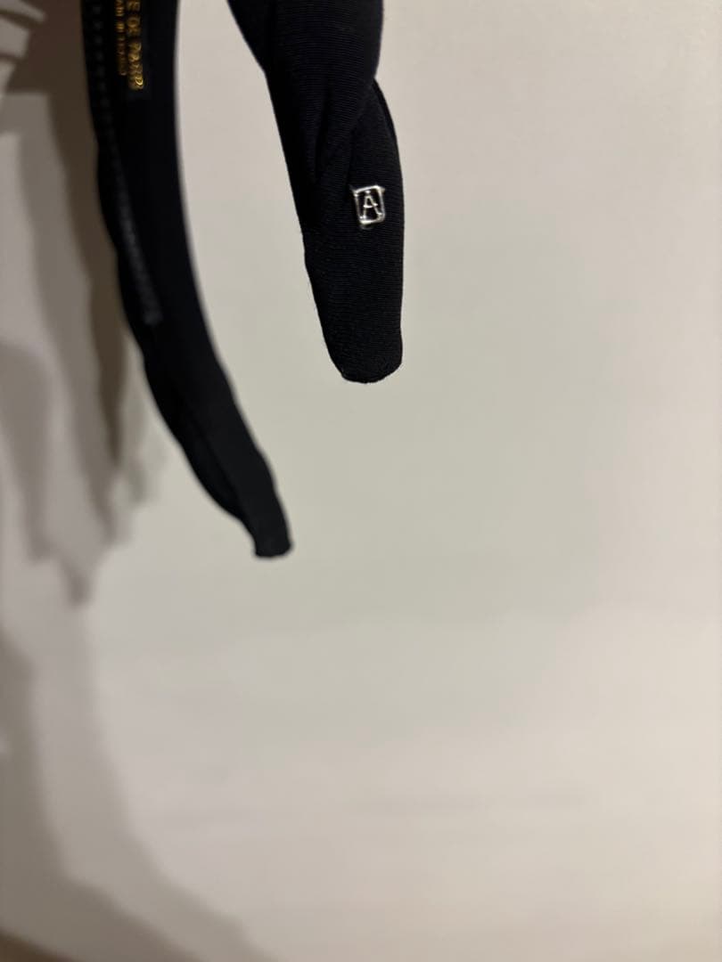 【美品】アレクサンドルドゥパリのツイストサテンカチューシャ（定価4.2万）