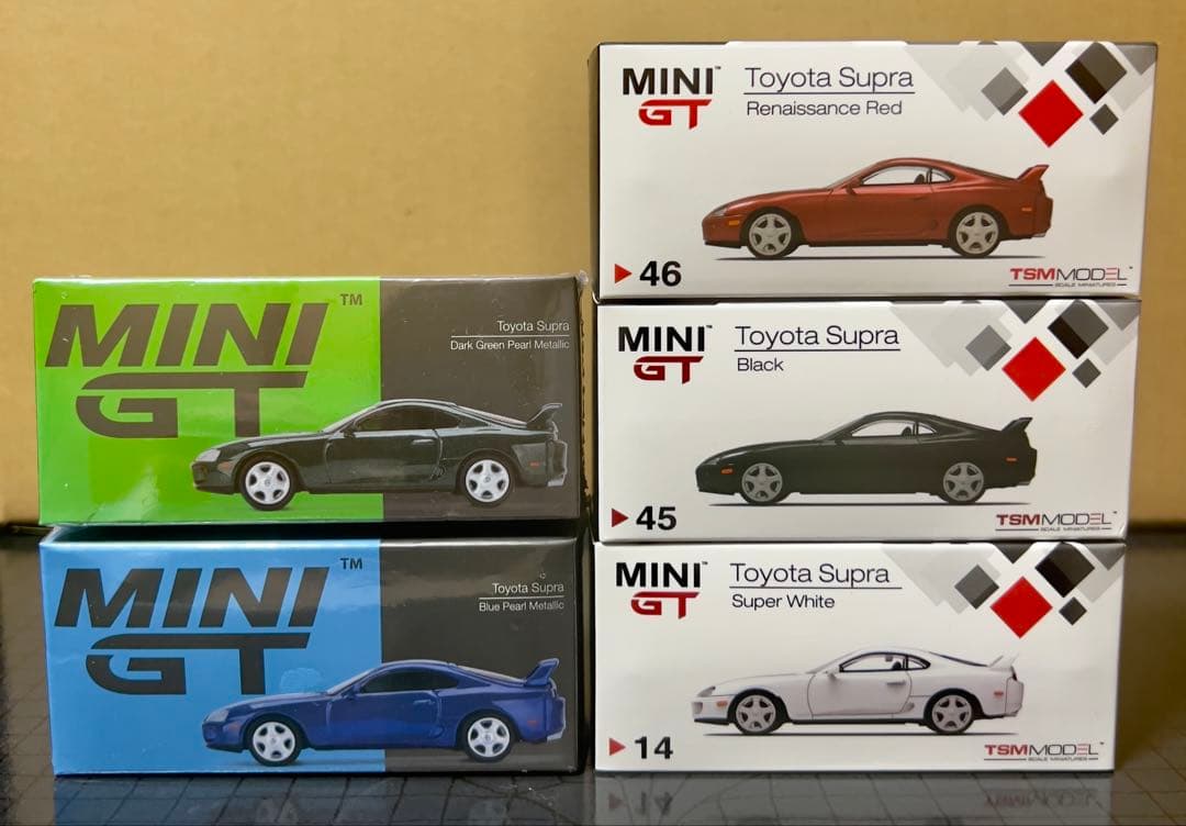 MiniGT トヨタ JZA80 スープラ 5台セット
