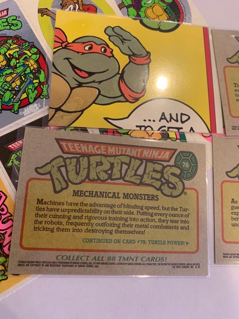ミュータント・タートルズ カード・ステッカーセット - メルカリ