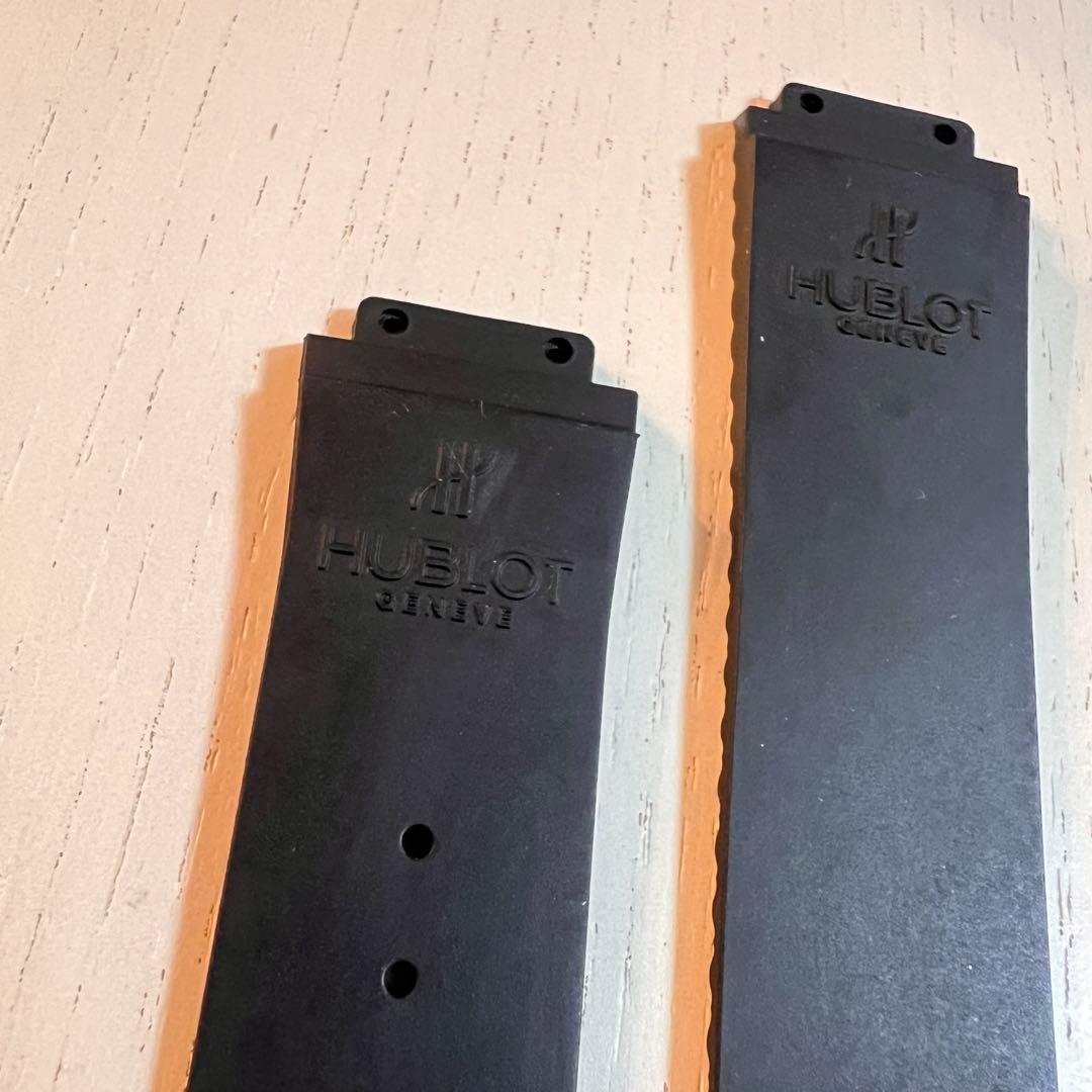 美品 ウブロ ビッグバン 純正ラバーベルト ブラック