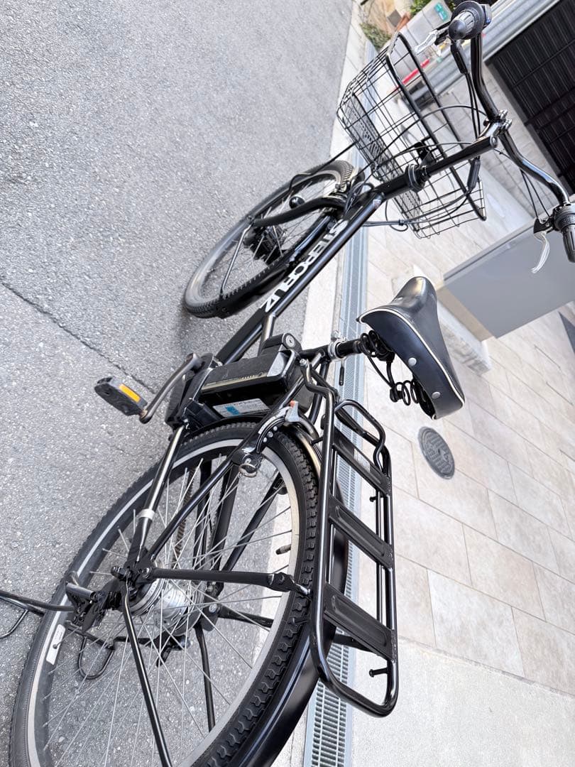大阪府　ブリヂストン　電動アシスト自転車 ブラック
