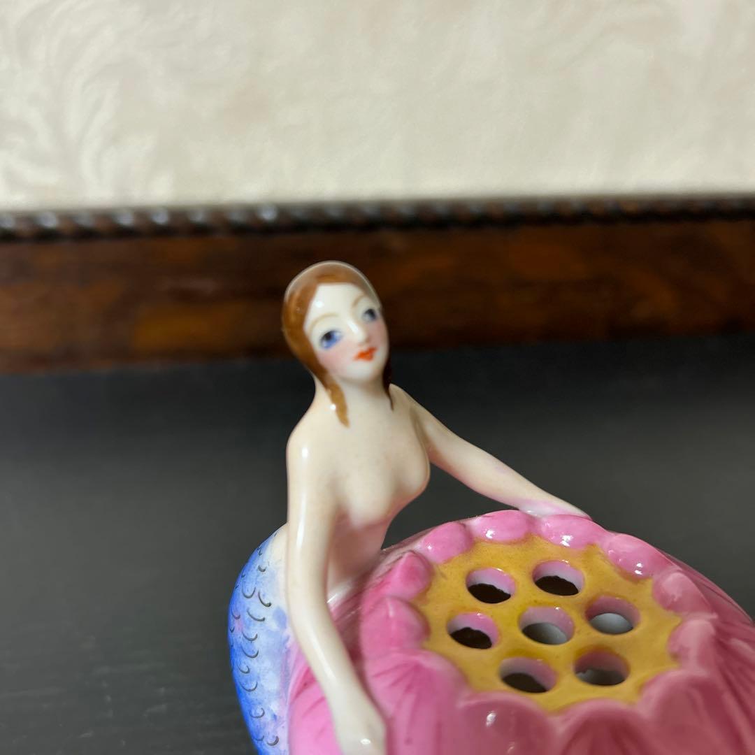 オールドノリタケ　デコレディ　人魚　 フィンガー　マーメイドボール