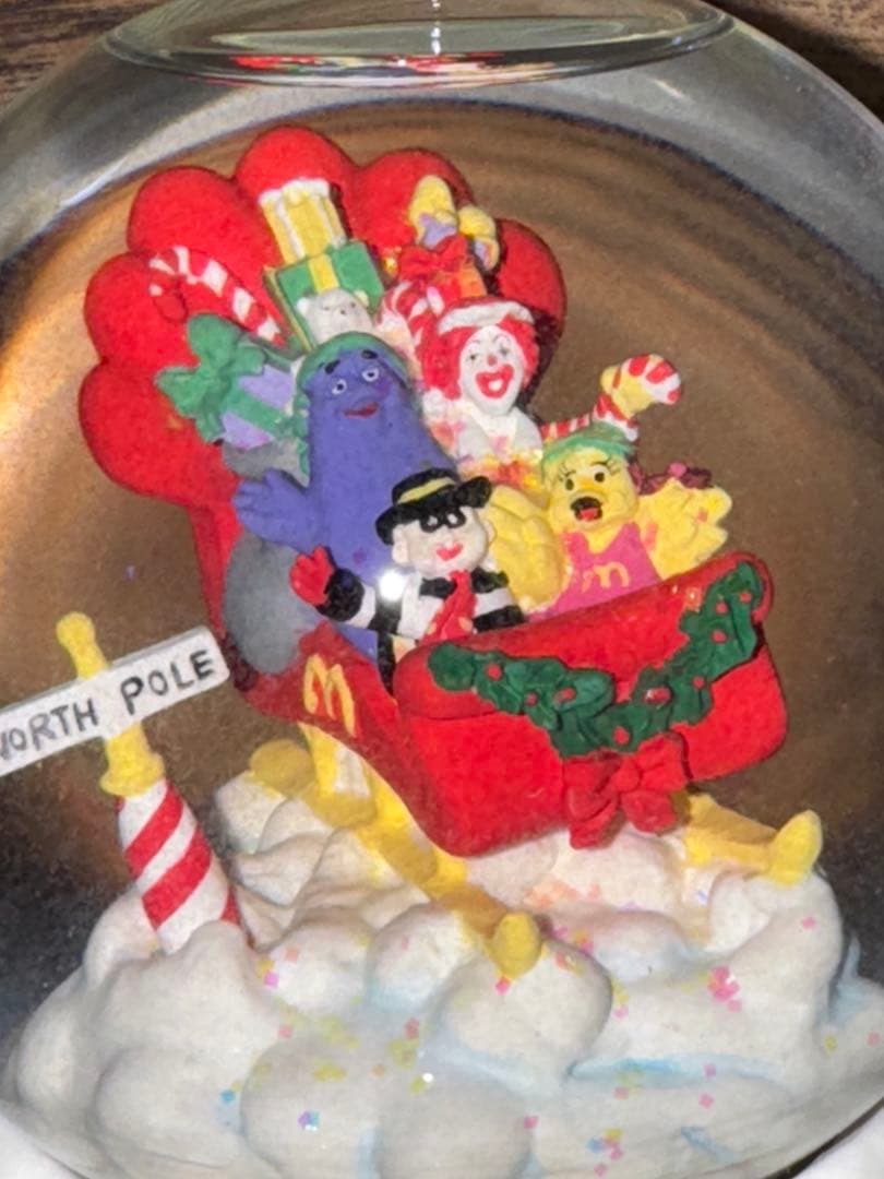 アメトイ ヴィンテージ スノーグローブ スノードーム マクドナルド