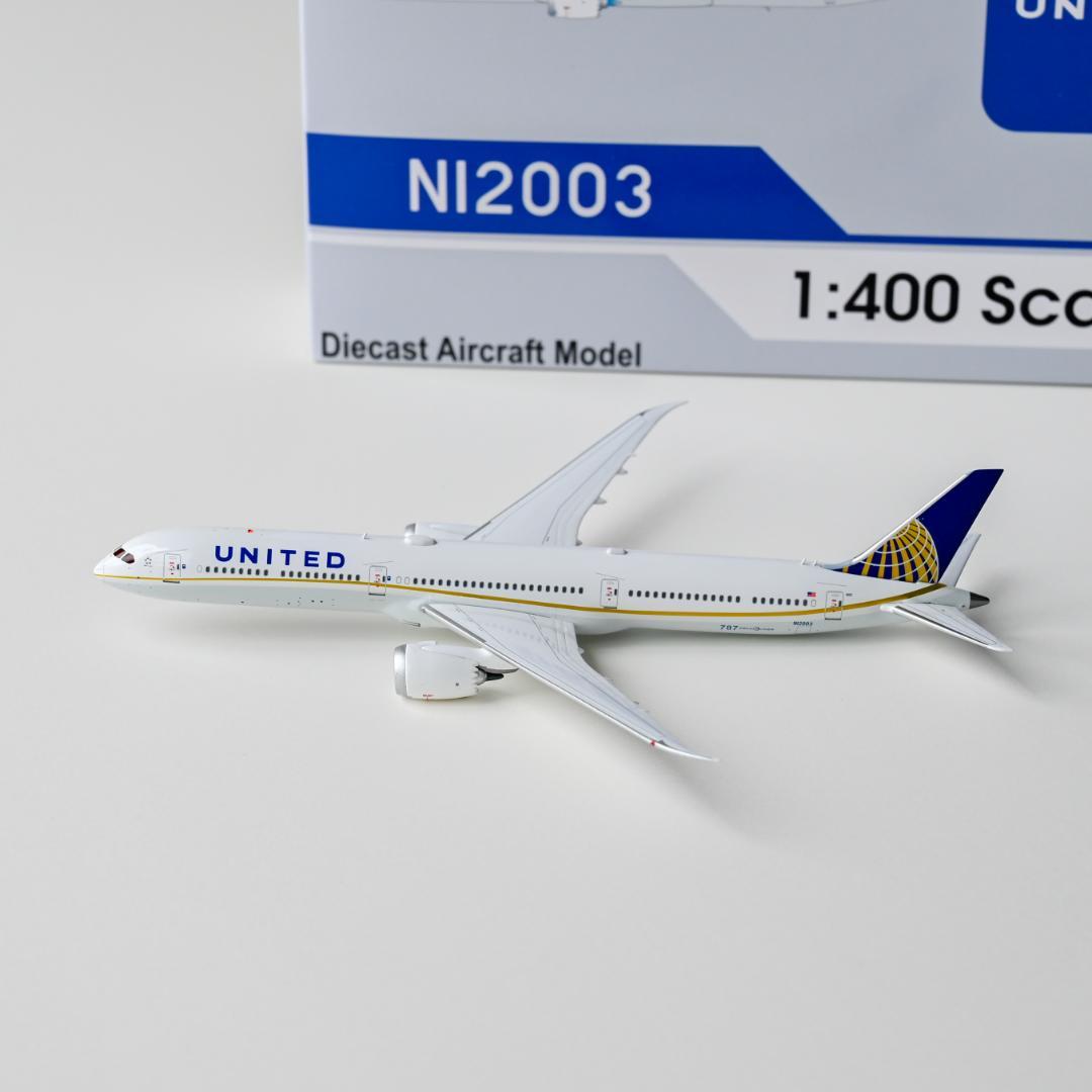 ユナイテッド航空 B787-10 ギア着脱可 Aviation 1/400