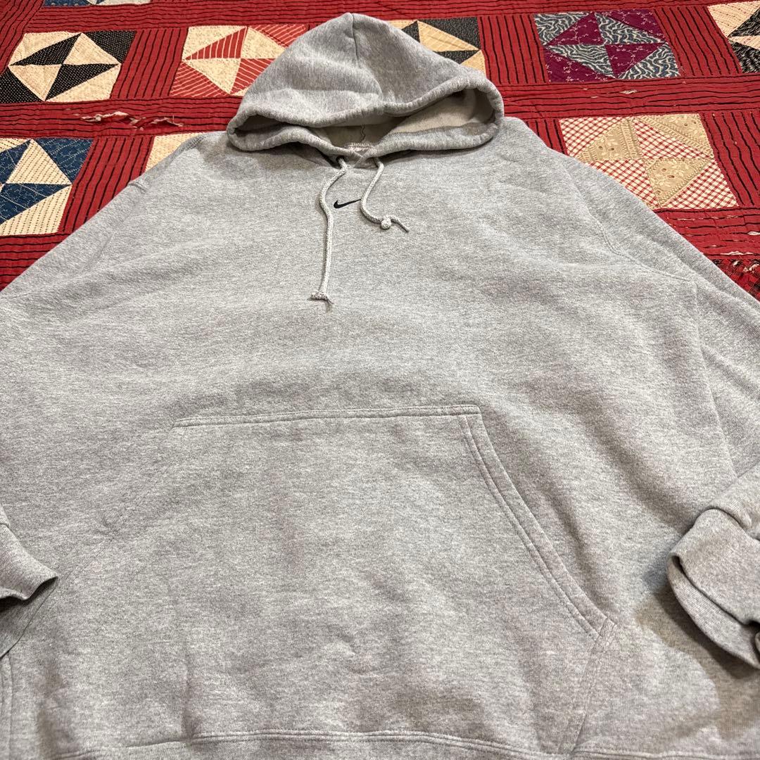 名作 90s〜 Nike センタースウォッシュ パーカー XL グレー