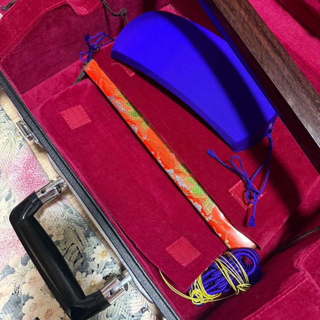 三味線 バチ 三絃駒 ハードケース 和楽器 弦楽器