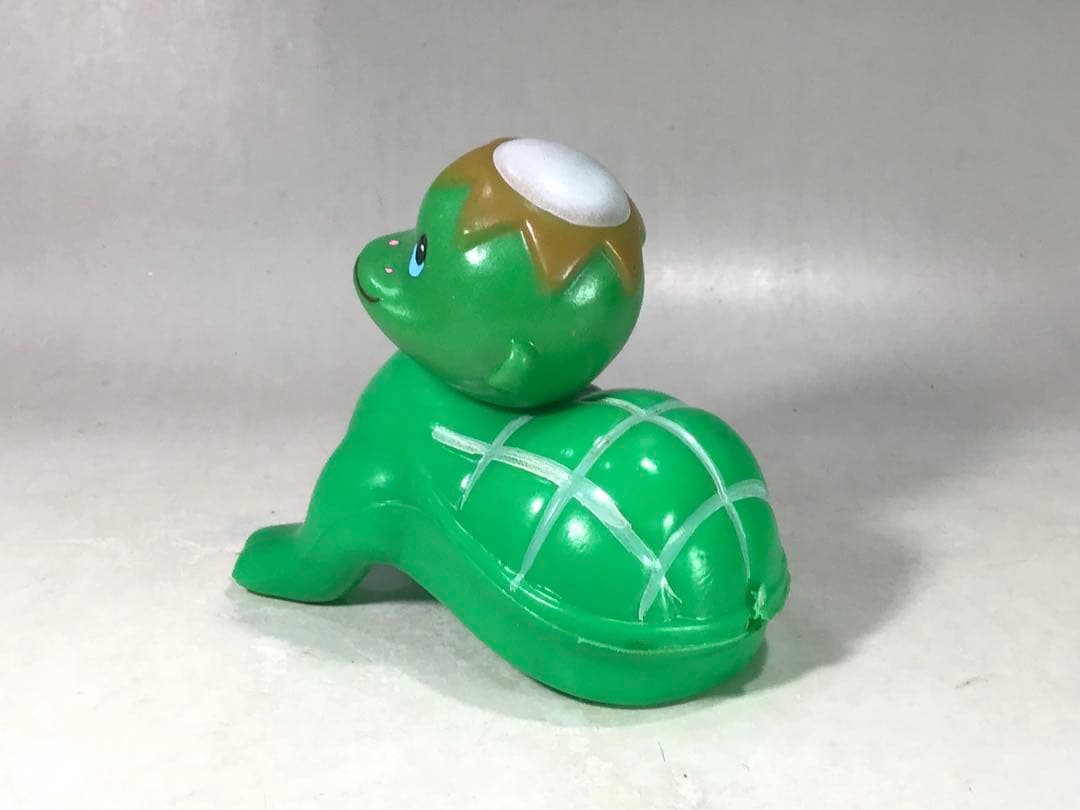 昭和レトロ ハイハイ 河童 赤ちゃん 人形 妖怪 お化け 駄玩具 ソフビ ①