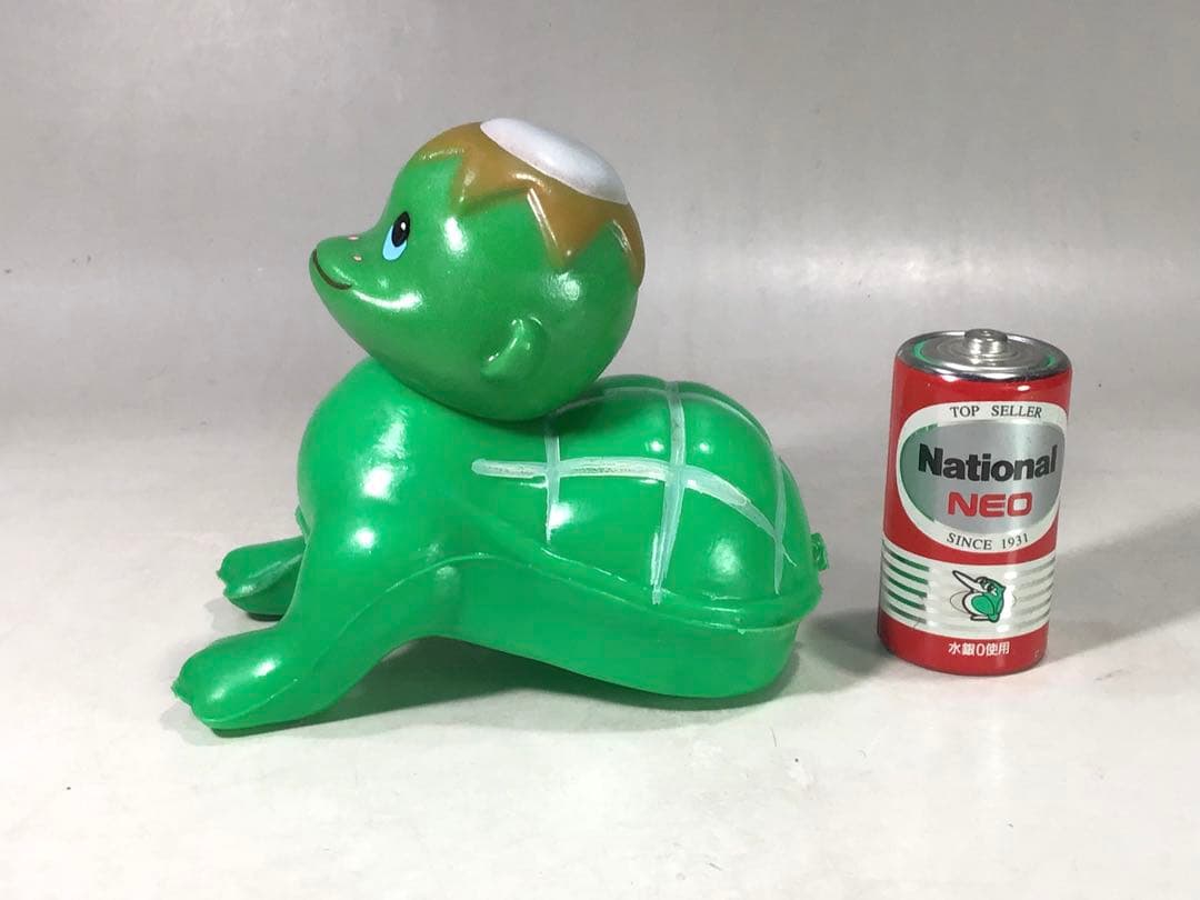 昭和レトロ ハイハイ 河童 赤ちゃん 人形 妖怪 お化け 駄玩具 ソフビ ①