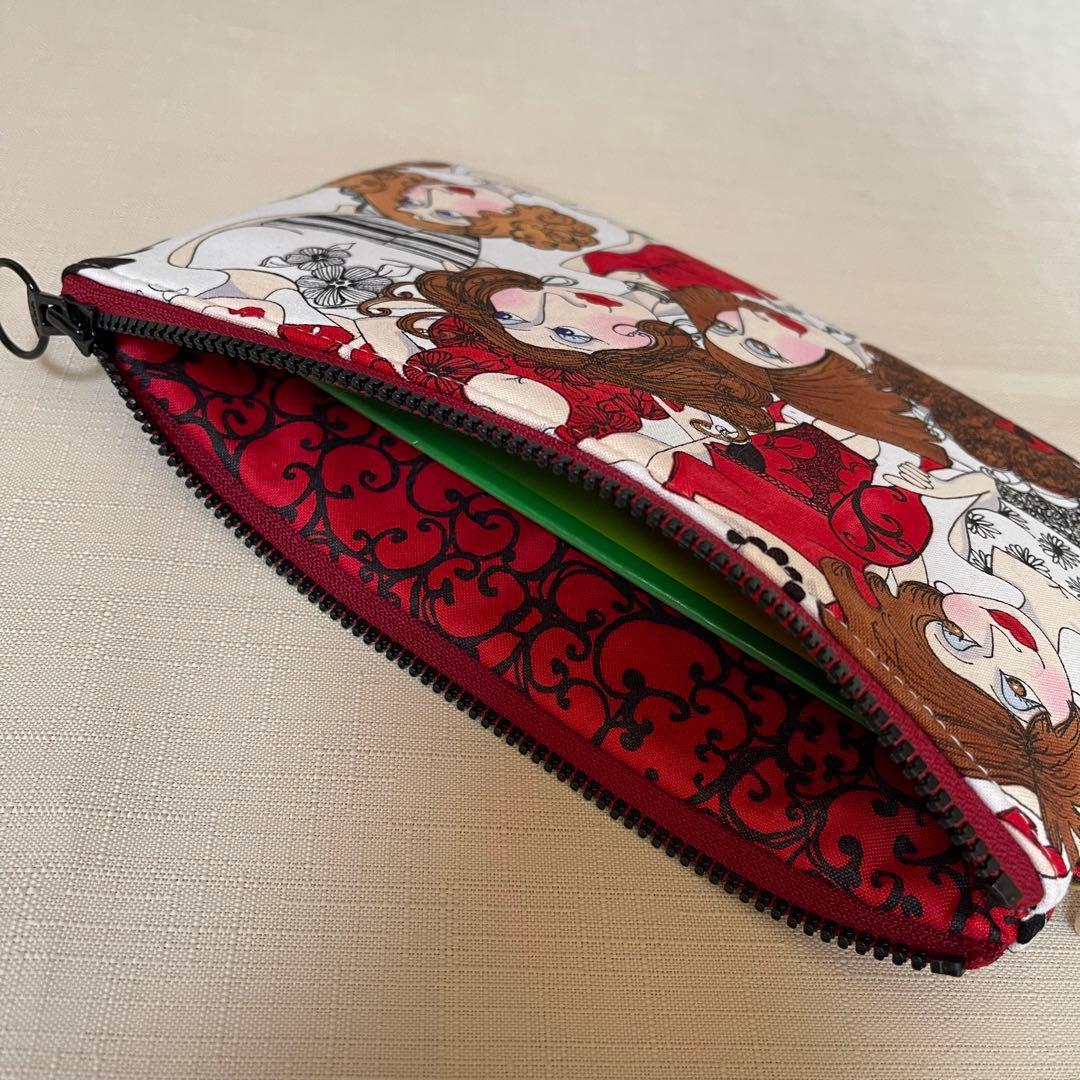 ♡20㎝ファスナーポーチ♡ハンドメイド　ロラライハリス