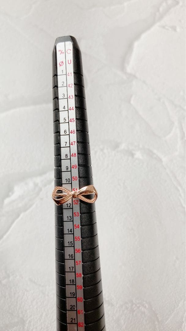 【NOJESS】 k10PG リボン リング11号