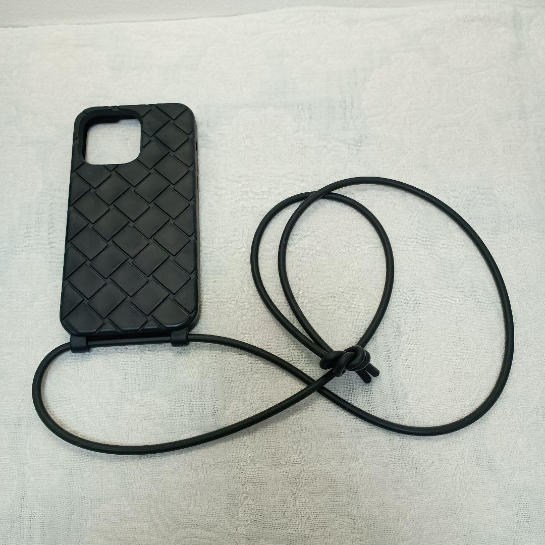 BOTTEGA VENETA iPhone13Pro Max シリコンケース 黒 - メルカリ