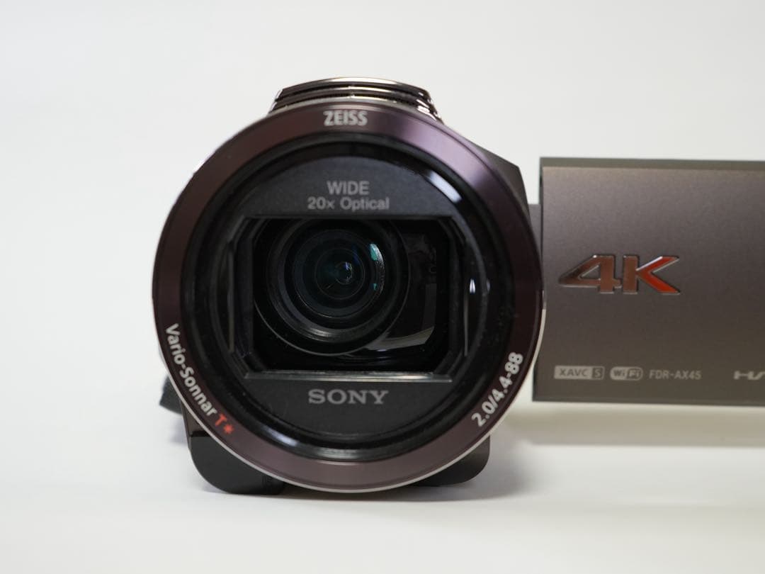 【美品】SONY デジタル4K ハンディカム FDR-AX45 バッテリー2個