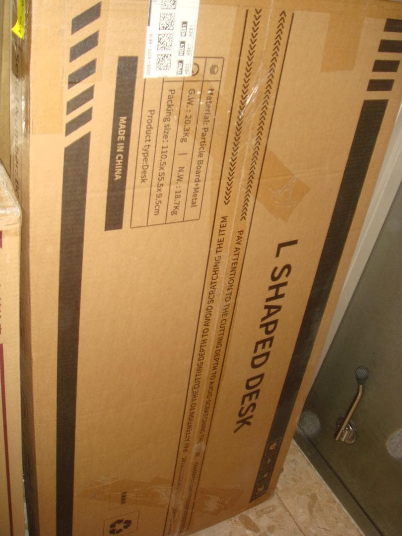 パソコンデスク 幅140 モニター台・LED・コンセント・引き出し付 ホワイト