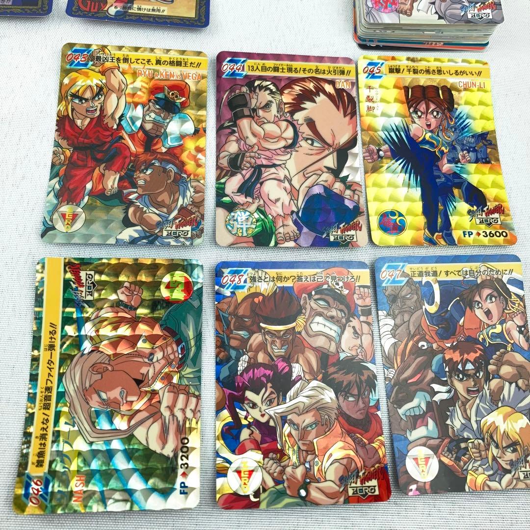 ストリートファイターⅡX ZERO カードダス フルコンプ 3弾分 126枚
