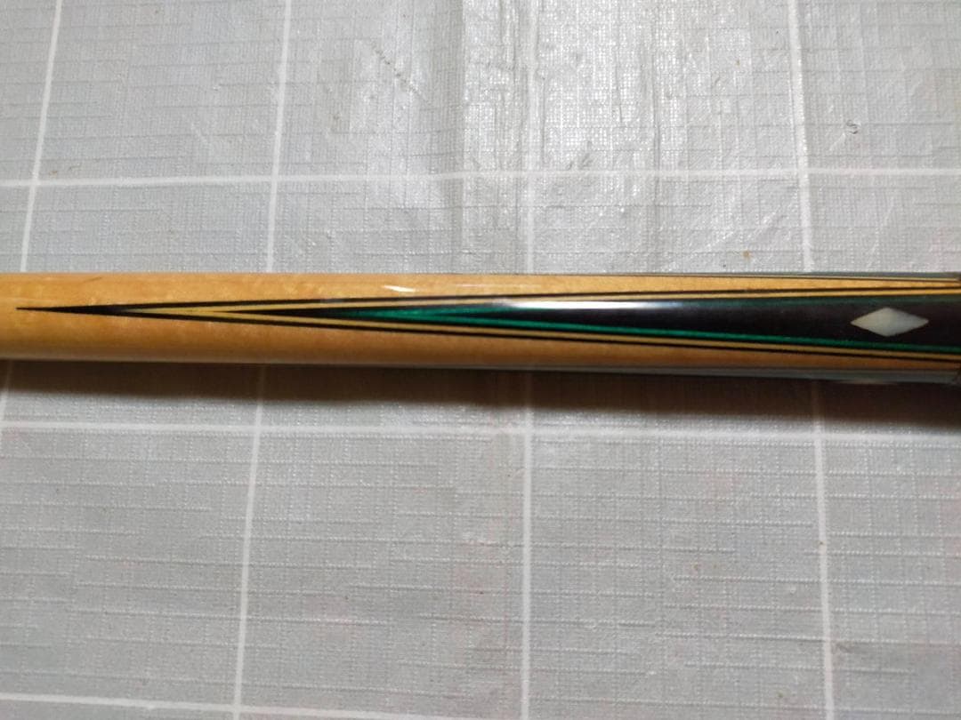 新古品・Viscotti カスタムキュー・本ハギ4剣インレイキュー