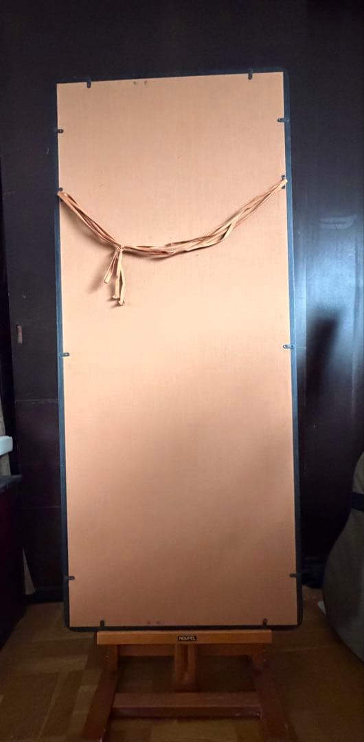 水墨画.良寛「天上大風」良寛画家.渡邊守峰肉筆、現代良寛、希少の一品