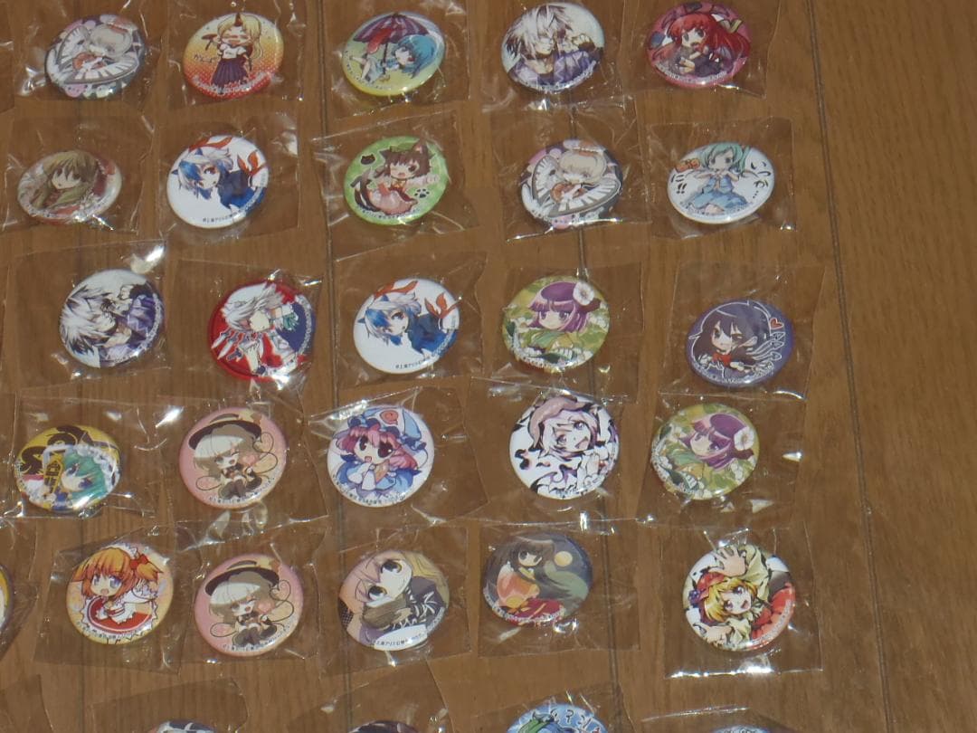 東方絢爛徽章　東方Project 缶バッジ　３２２個セット　未開封
