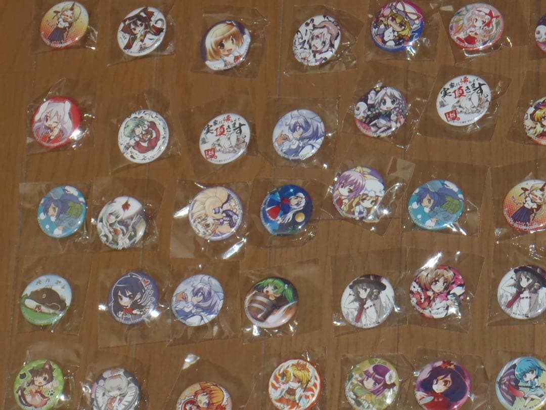 東方絢爛徽章　東方Project 缶バッジ　３２２個セット　未開封