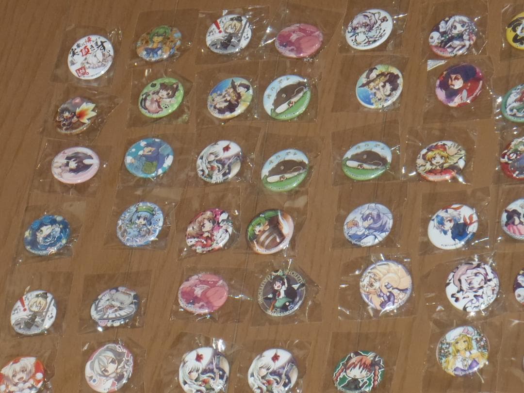 東方絢爛徽章　東方Project 缶バッジ　３２２個セット　未開封