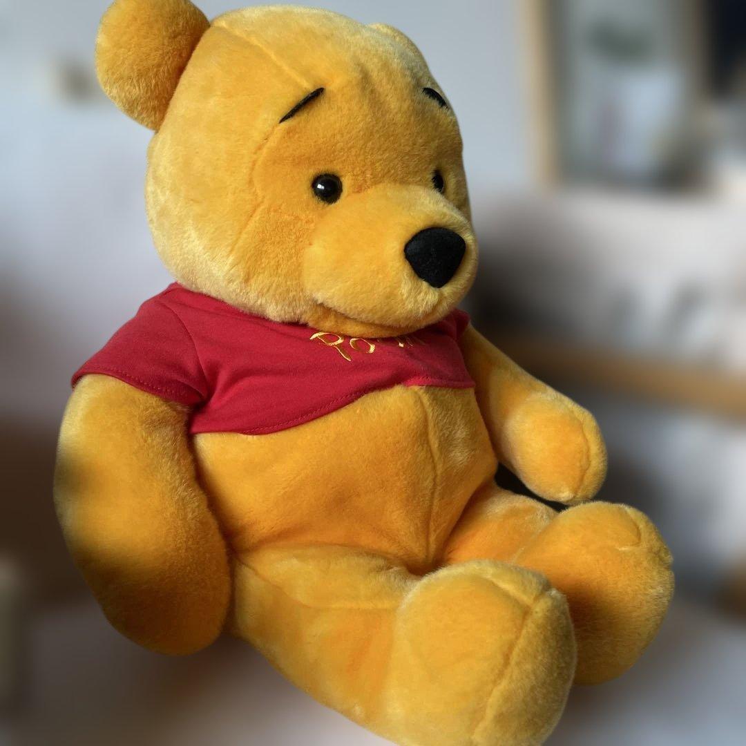 希少品　ディズニーストア　プーさん ぬいぐるみ パペット　美品