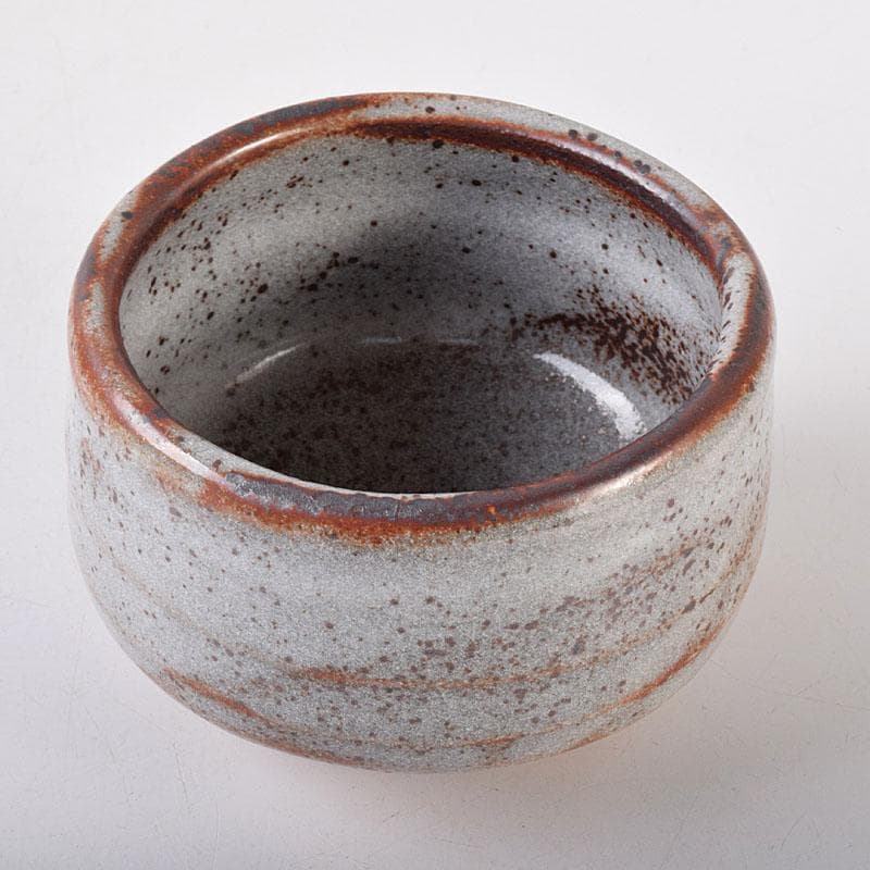 茶道具 人間国宝 荒川豊蔵作 志野茶碗 共箱 M R8052