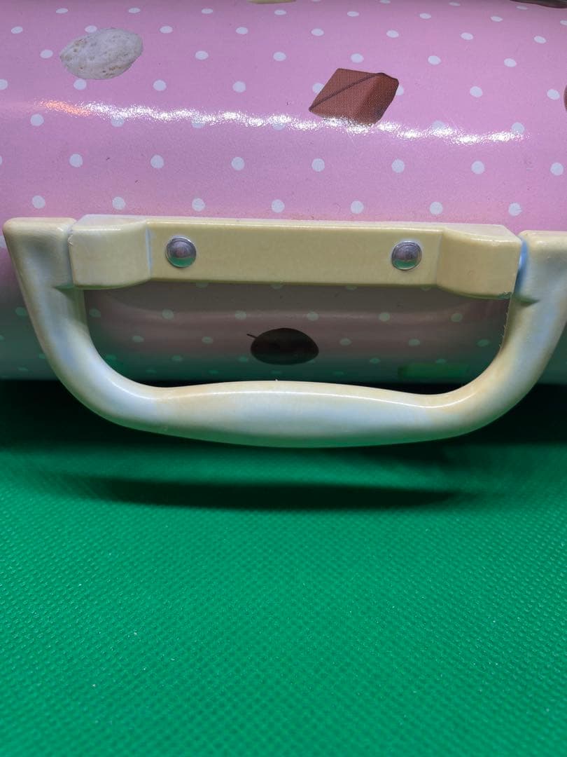 激レア 平成レトロ サンリオ シュガーバニーズ 持ち手付き　缶ケース