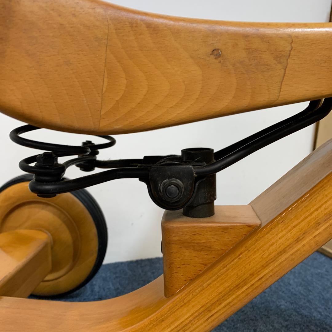 希少 木製 柏木工 KASHIWA幼児用 乗用玩具 三輪車 トライク 希少 木製