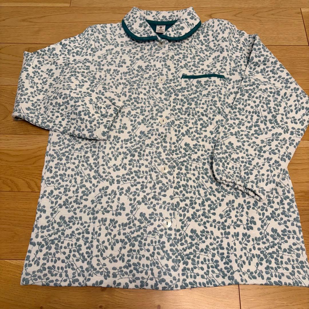 【新品】ナルエーコットン接結（綿入り）厚手ナッツジャガードパジャマ