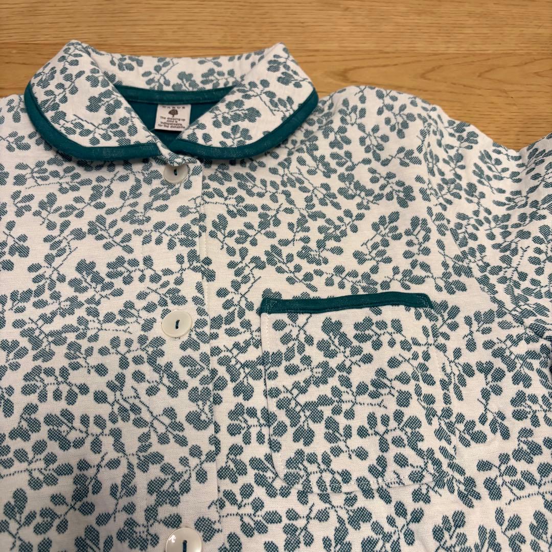 【新品】ナルエーコットン接結（綿入り）厚手ナッツジャガードパジャマ