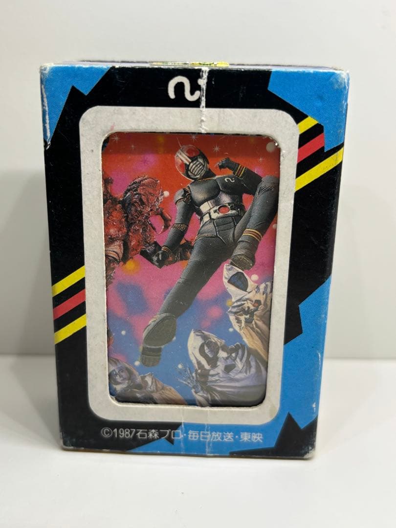 超貴重】レトロ 仮面ライダーブラック トランプ 小学館1987