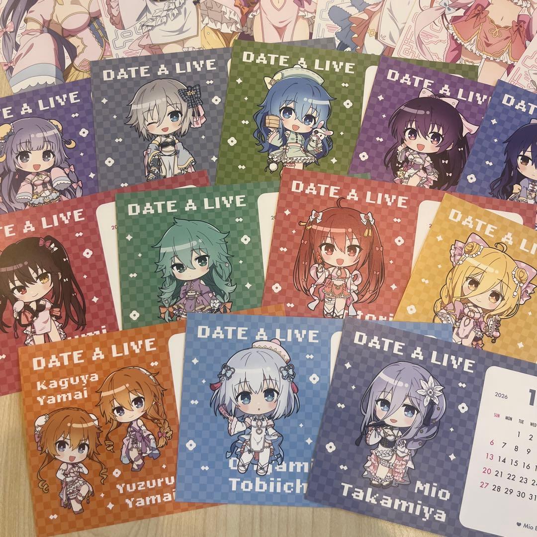 デート・ア・ライブ ホビー天国2 パステルチャイナ 特典 ポストカード　コンプ