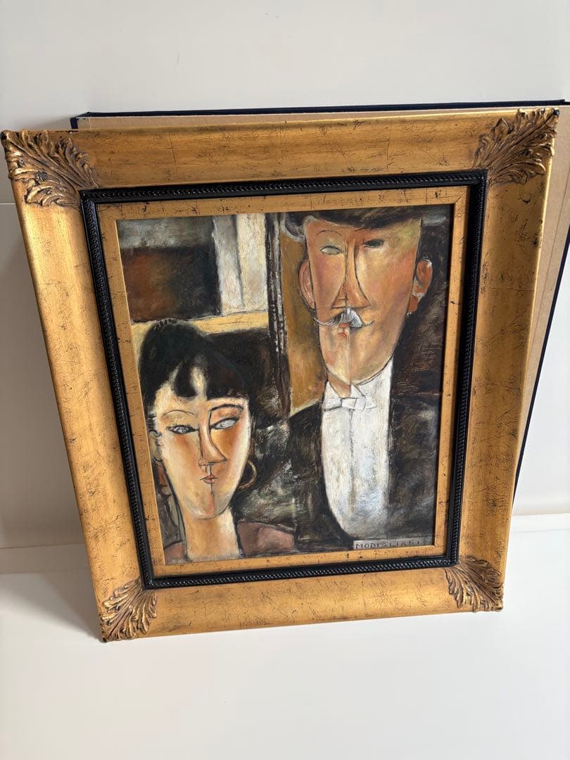 未使用　モディリアーニレプリカ　額縁入り