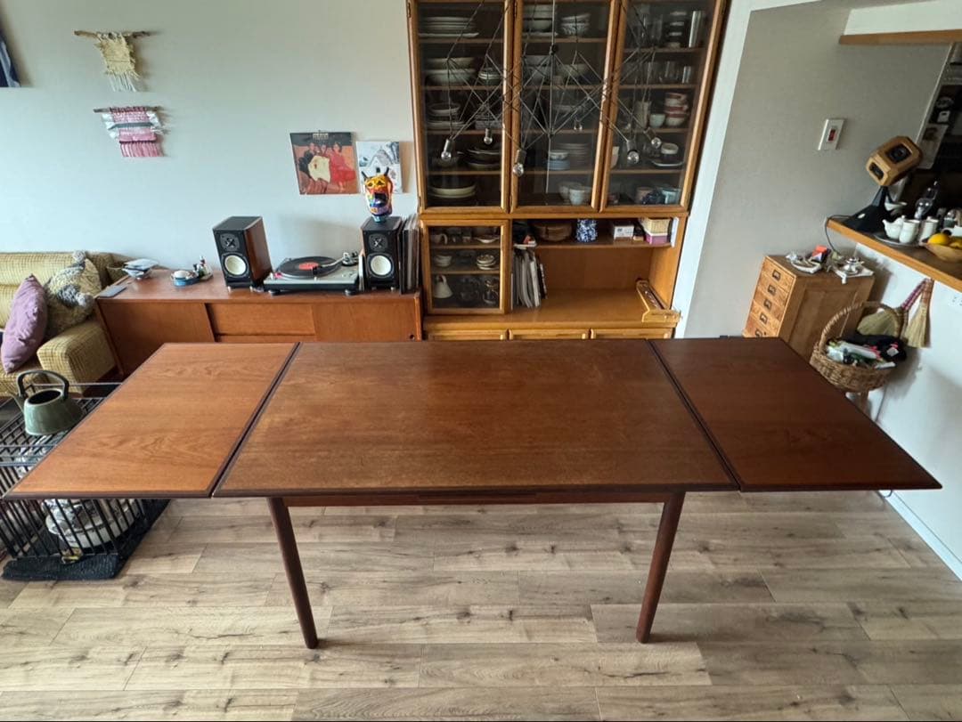 エクステンションテーブル　ビンテージ　デンマーク　北欧