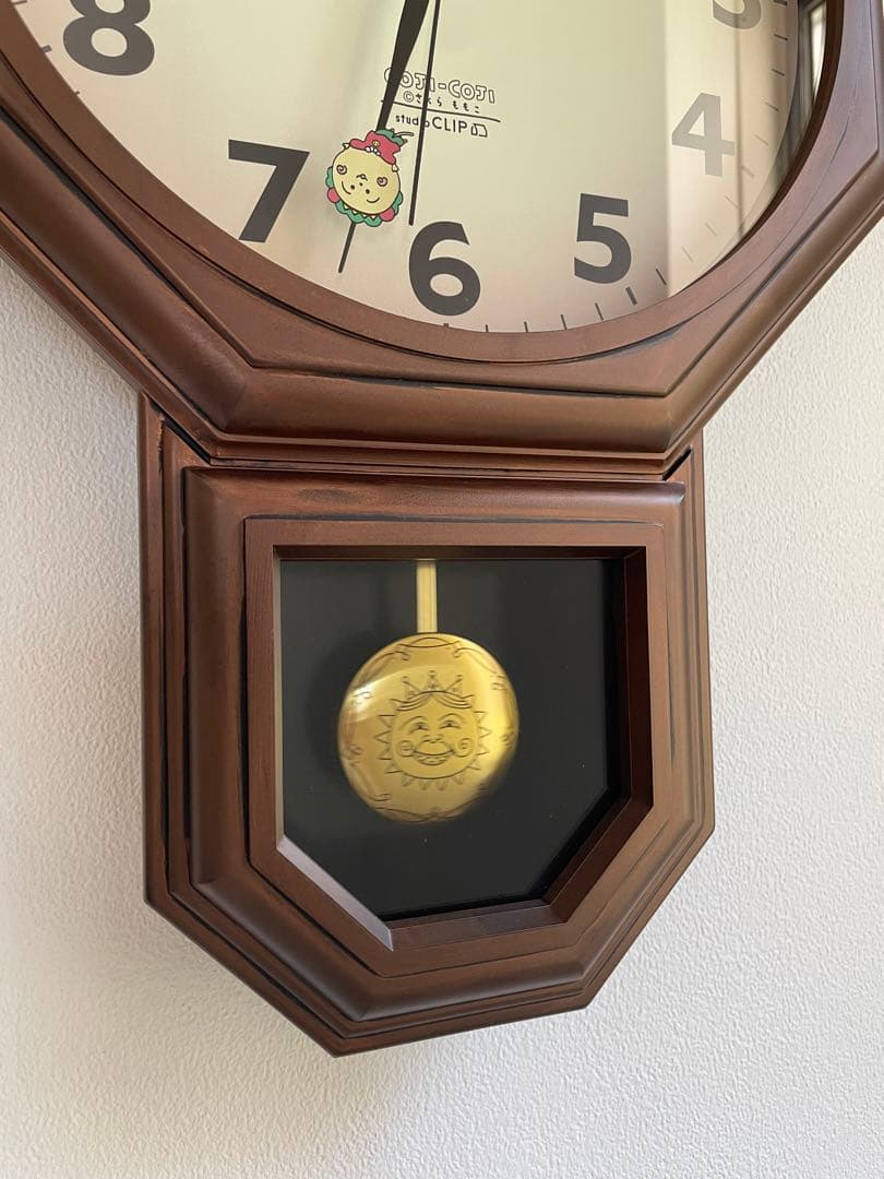 【美品】studio CLIP　コジコジ　振り子時計　COJI-COJIコラボ