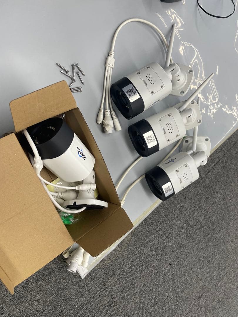 B*A様 Hiseeu防犯カメラセット中古品 B*A様 Hiseeu防犯カメラセット中古品 B*A様 Hiseeu防犯カメラセット