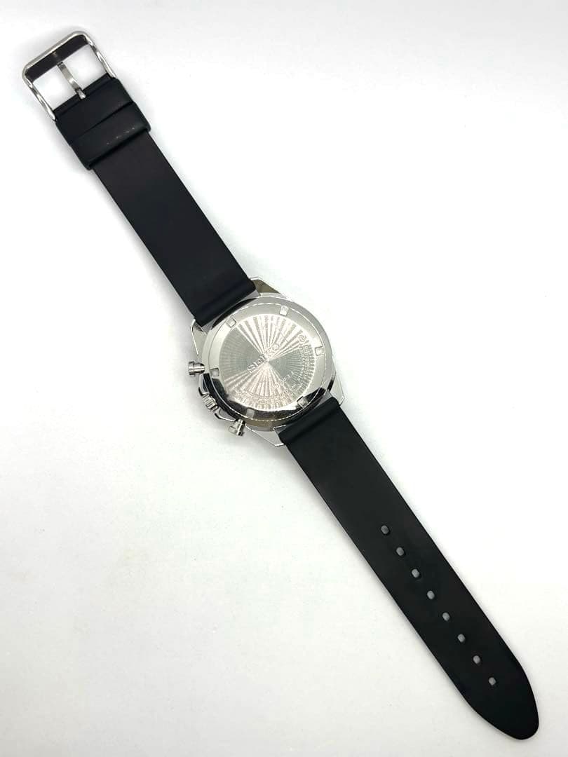 【稼働品】SEIKOセイコー　クロノグラフ　メンズ腕時計
